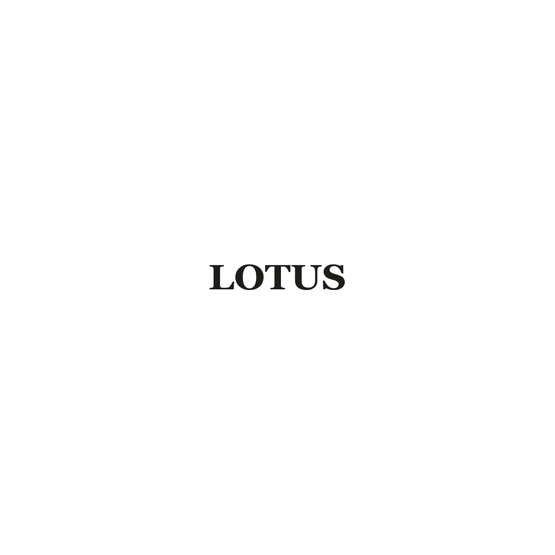 Autocollant LOTUS logo lettres noir L 100 H 20