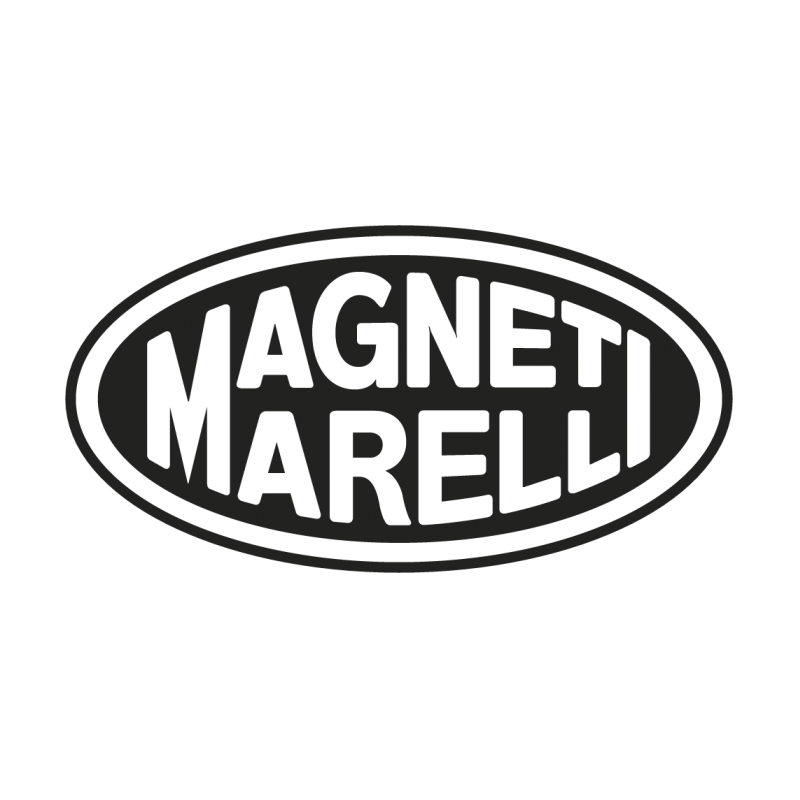 Autocollant MAGNETI-MARELLI logo noir/blanc L 115 H 60 mm