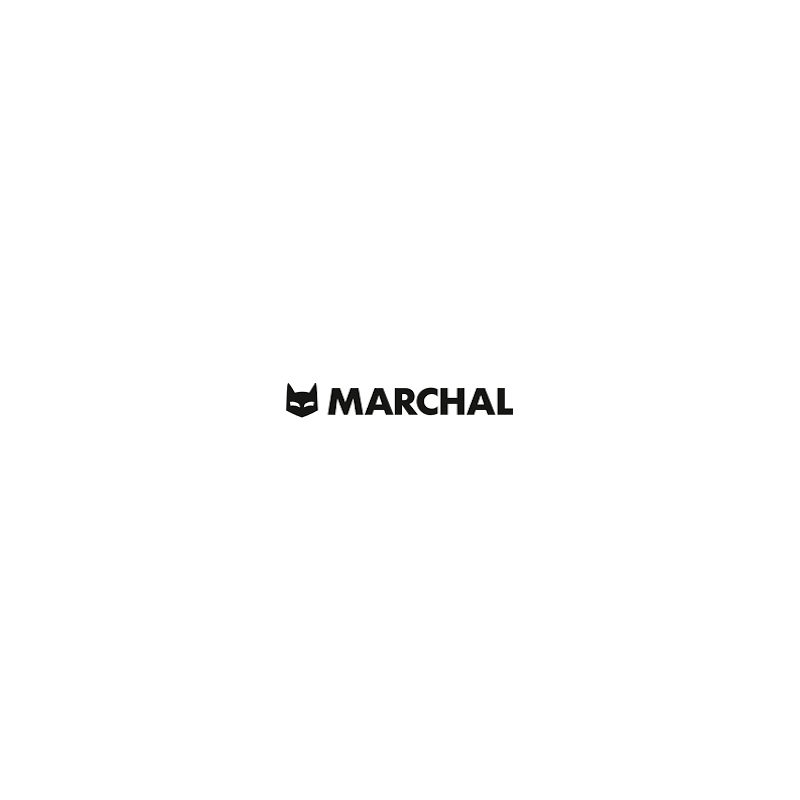 Autocollant SEV MARCHAL Chat+Marchal noir orizontal L 80 H 19 mm