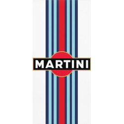 Autocollant MARTINI Bandes avec Logo L 120 H 250 mm