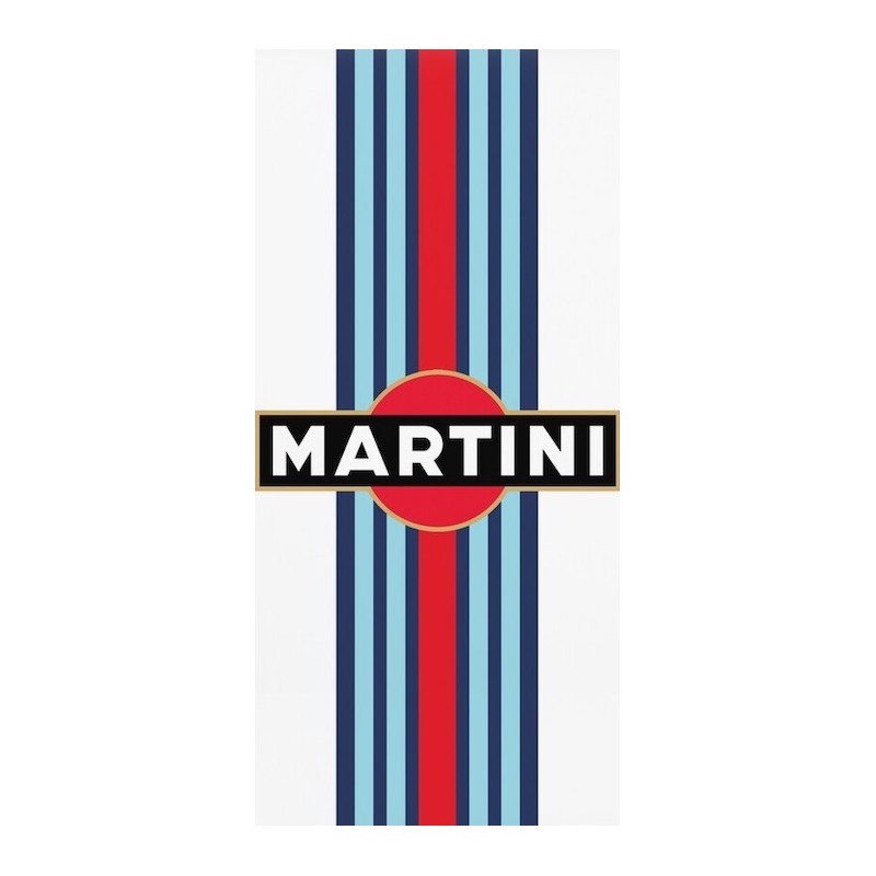 Autocollant MARTINI Bandes avec Logo L 120 H 250 mm