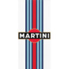 STICKER MARTINI Bandes avec Logo L 120 H 250 mm