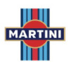 Autocollant MARTINI logo rectangle L 125 H 70 mm