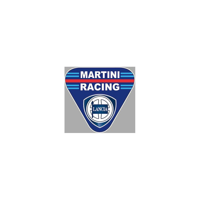 Autocollant MARTINI Logo trangle lancia L 100 H 100 mm