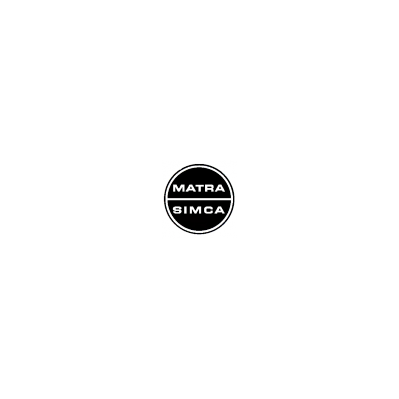 STICKER MATRA logo Matra simca  diam 50 mm