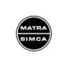 Autocollant MATRA logo Matra simca  diam 50 mm