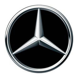 STICKER MERCEDES Centre de roue diam 50 mm