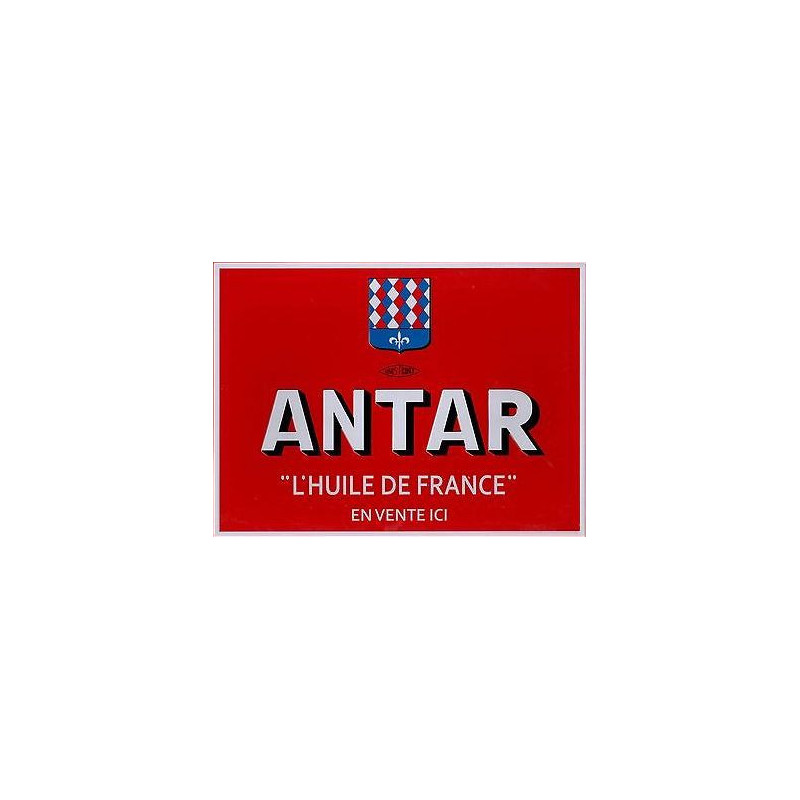 STICKER ANTAR plaque L 135 H 100 mm