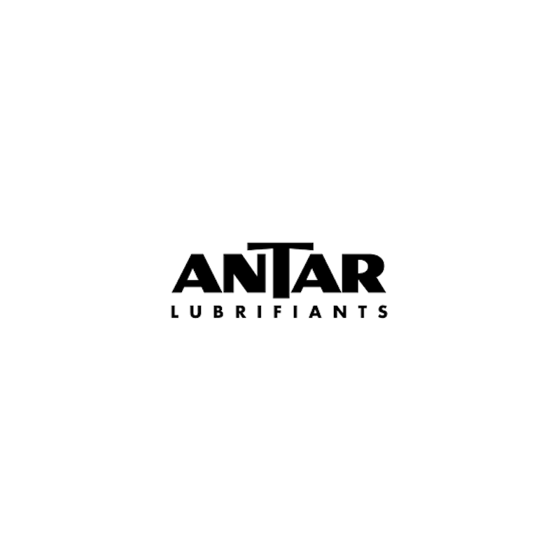 Autocollant ANTAR-Logo lubrifaint noir L115 H 40 mm