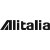 STICKER ALITALIA logo lettrage noir L 145 H 30 mm