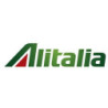 Autocollant ALITALIA logo vert italique L 145 h 30 mm