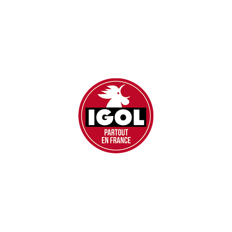 Autocollant IGOL-logo le coq partout diam 50 mm