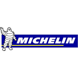 Autocollant MICHELIN Logo bleu L 100 H 30 mm