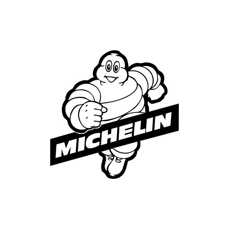 Autocollant MICHELIN Logo 1983  L 70 H 70 mm