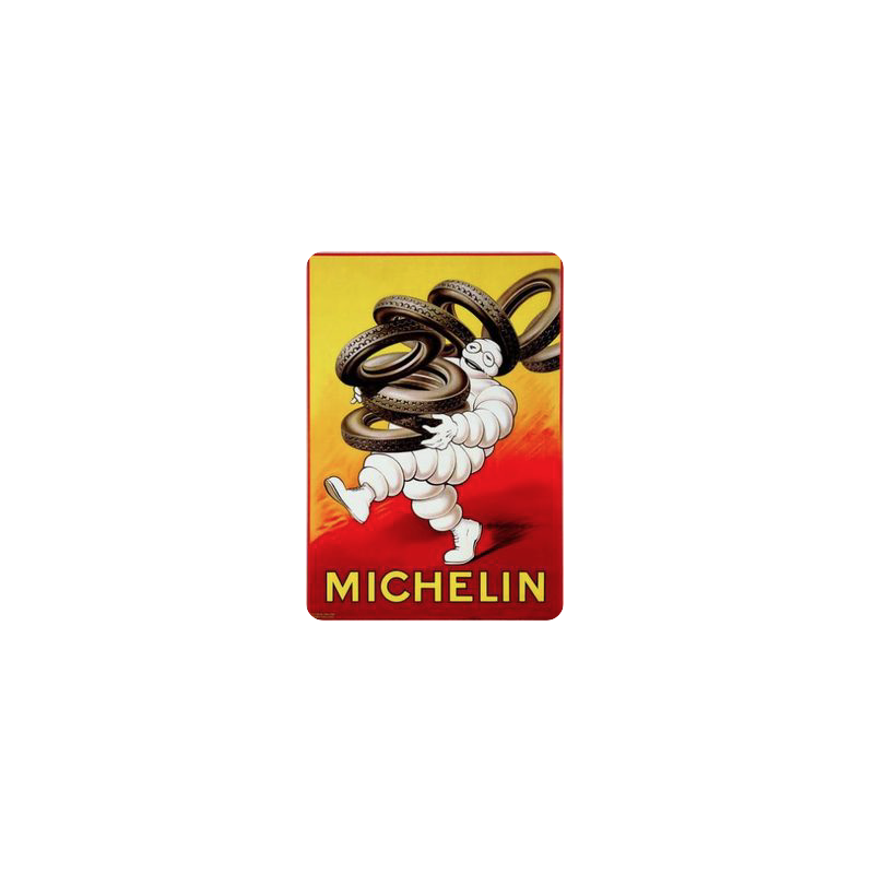 STICKER Michelin bib +pneus L 100 H 140 mm