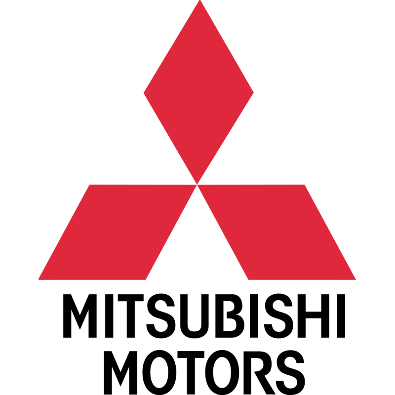 Autocollant MITSUBISHI logo L 40 H 50 mm