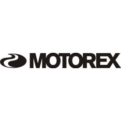 Autocollant MOTOREX-horizontal noir L 120 H 15 mm