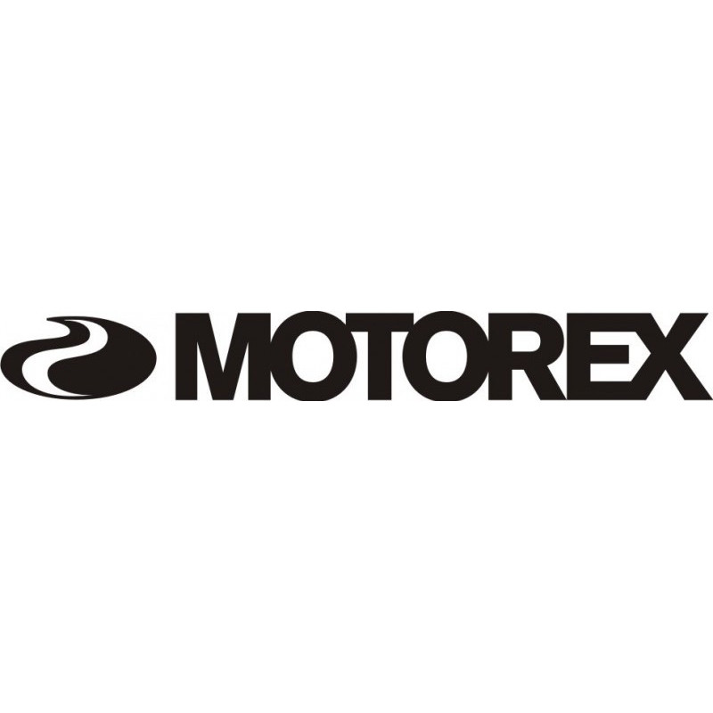 Autocollant MOTOREX-horizontal noir L 120 H 15 mm