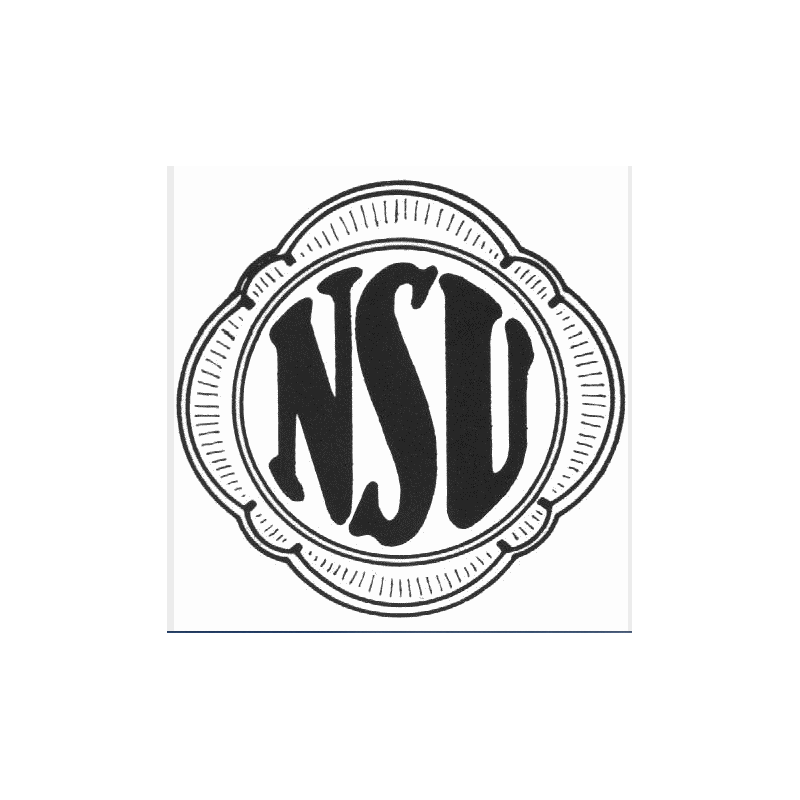 STICKER NSU logo 1913  L 60 H 60 mm