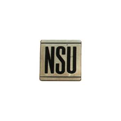 Autocollant NSU Logo noir  L 82 H 80