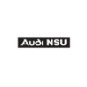 STICKER NSU logo audi nsu L 50 h 10 mm