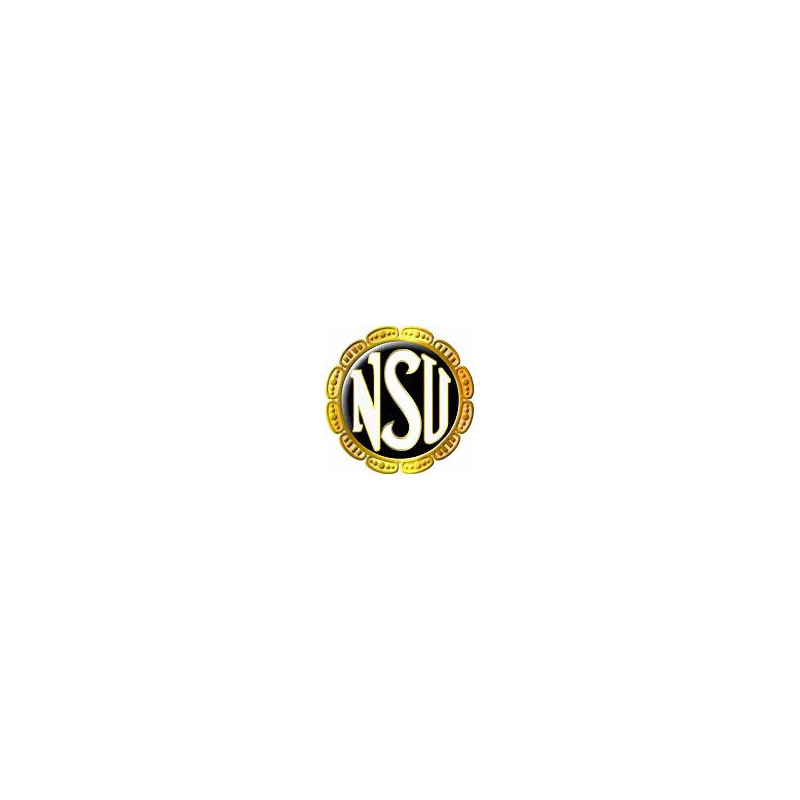 STICKER NSU Logo bords or diam 50 mm