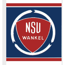 STICKER NSU logo Wankel...