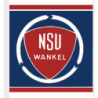 STICKER NSU logo Wankel 1960  L 50  H 50 mm