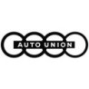 STICKER AUTO UNION logo noir L 110 H 35 mm