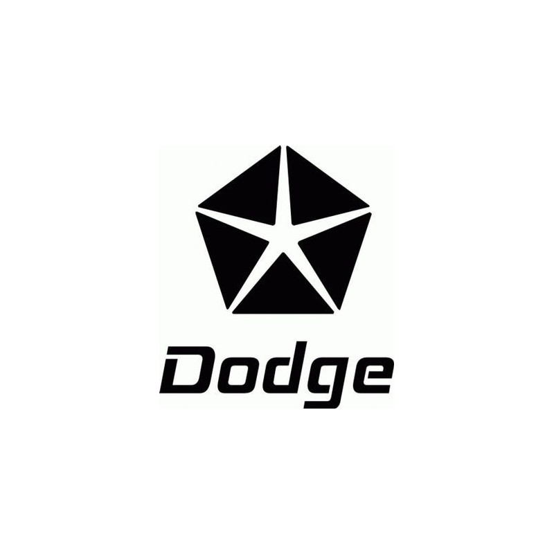 STICKER DODGE logo L 100 H 112 mm