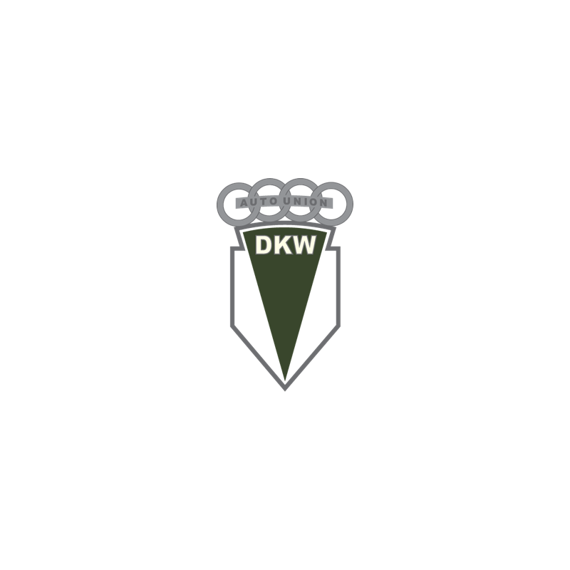 STICKER DKW AUTO UNION-logo L 60 H 100 mm