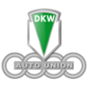 STICKER DKW-Auto-Union-logo-L 60 H 100 mm