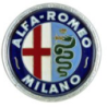 Autocollant ALFA ROMEO logo 1950 diam 50 mm