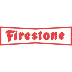 STICKER FIRESTONE logo losange rouge L 150 H 40 mm