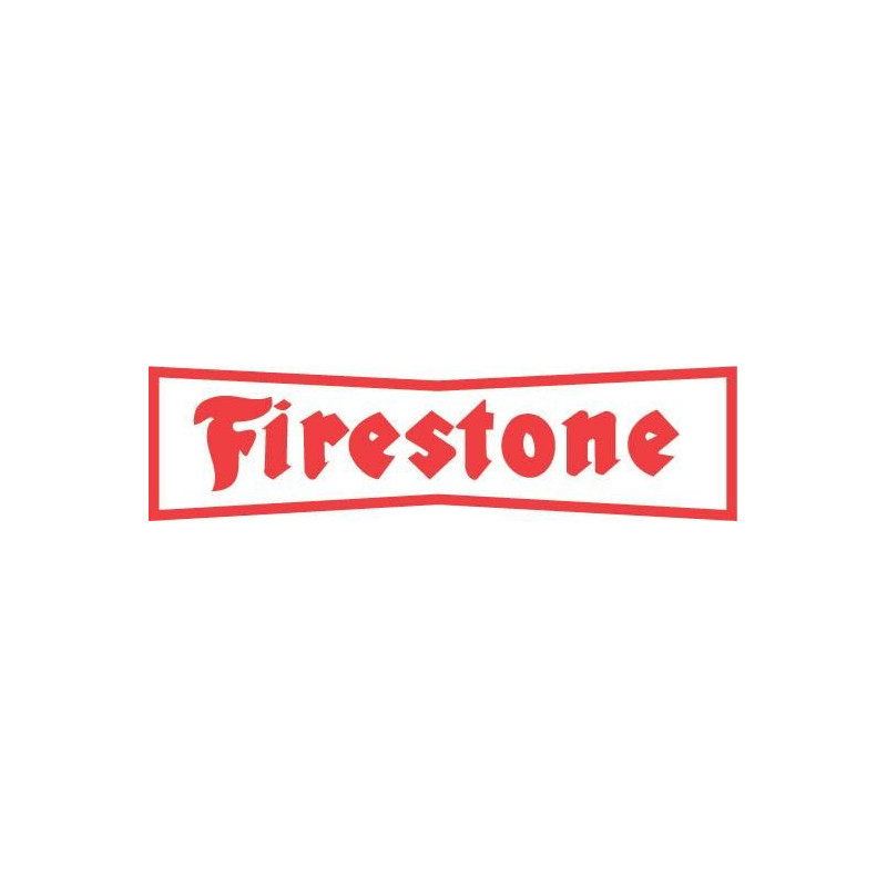 STICKER FIRESTONE logo losange rouge L 150 H 40 mm