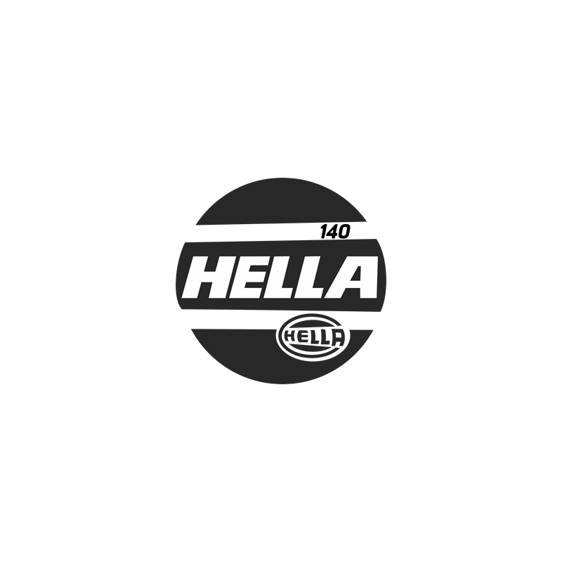 STICKER HELLA Logo projecteur 140 diam 80 mm