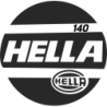 STICKER HELLA Logo projecteur 140 diam 80 mm