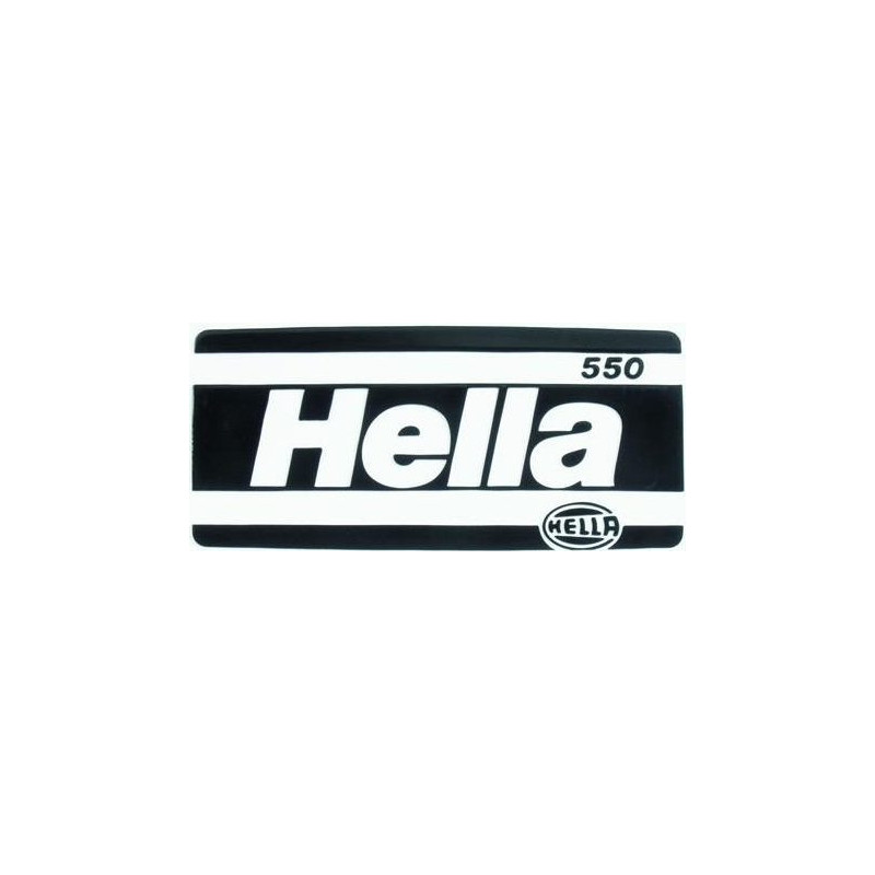 STICKER HELLA Logo projecteur 550 L 140 H 70 mm