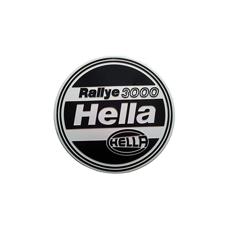 STICKER HELLA Logo projecteur Rallye 3000 diam 210 mm