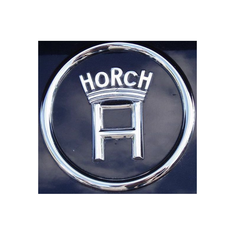 STICKER HORCH logo metal 3D diam 80 mm