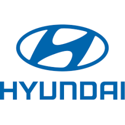 STICKER HYUNDAI logo bleu wrc L 50 H 30mm