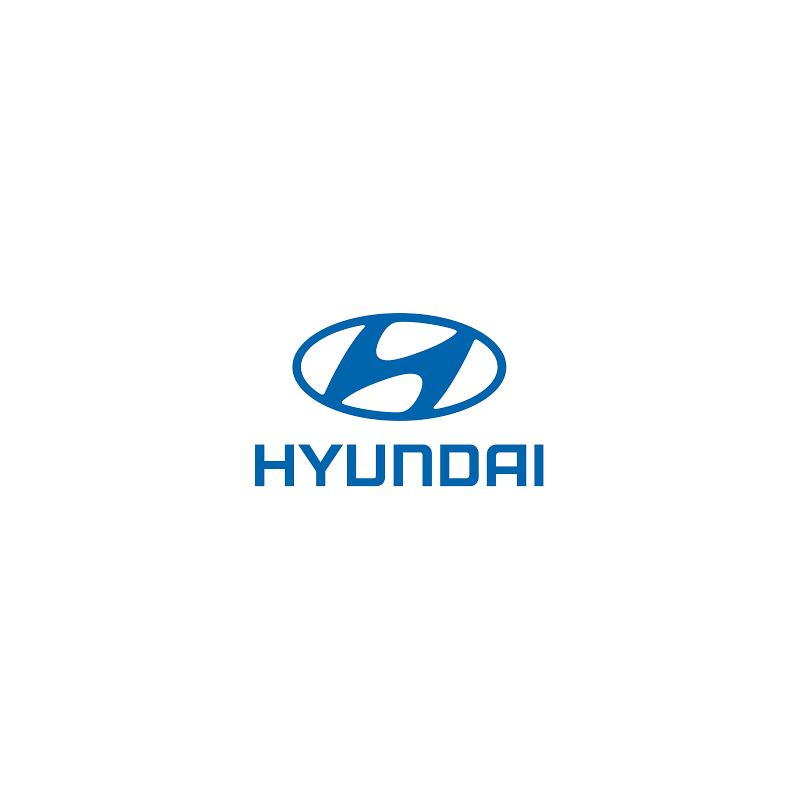 STICKER HYUNDAI logo bleu wrc L 50 H 30mm