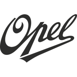 STICKER OPEL-logo 1903 L 53 H 40