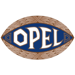 STICKER OPEL logo 1910 L 50 H 30 mm