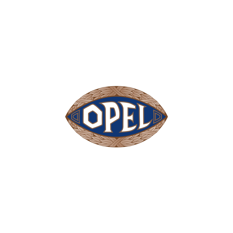 STICKER OPEL logo 1910 L 50 H 30 mm