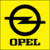 Autocollant OPEL Logo 1970 L 50 H 50 mm