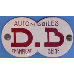 STICKER DB-Plaque auto L 75...