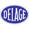 STICKER DELAGE logo bleu  L 120 H 80 mm