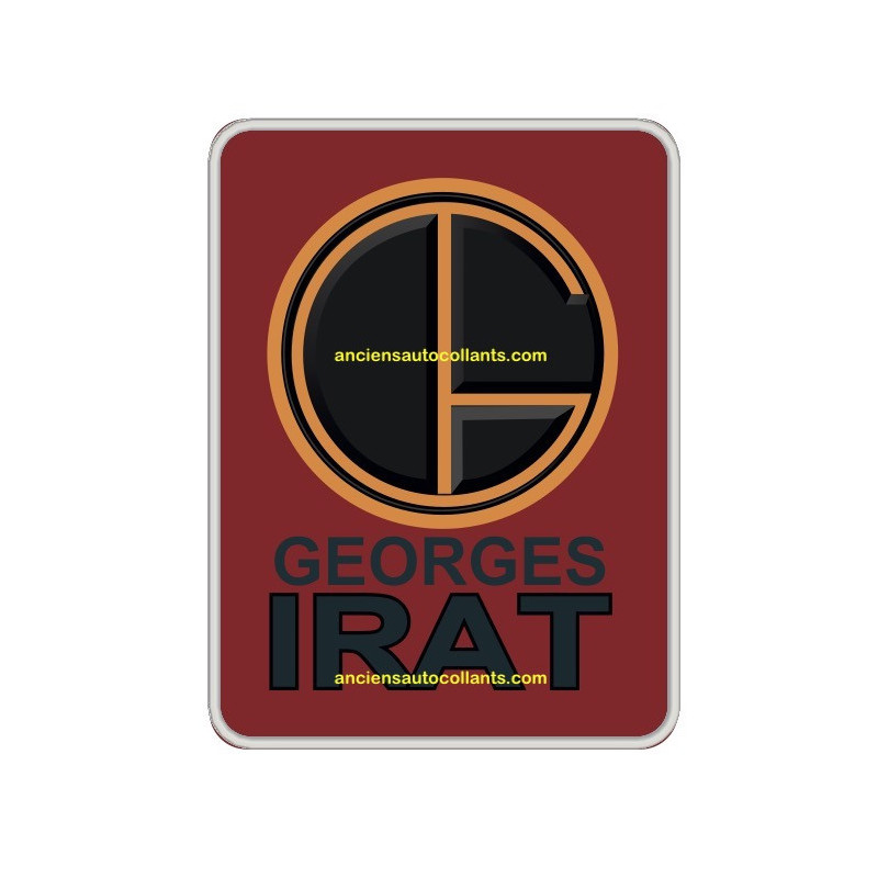 STICKER IRAT Logo rouge L 45 H 60 mm