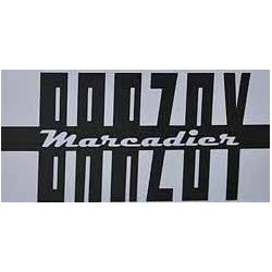 STICKER FOURNIER MARCADIER logo Barzoi L 85 H 30 mm